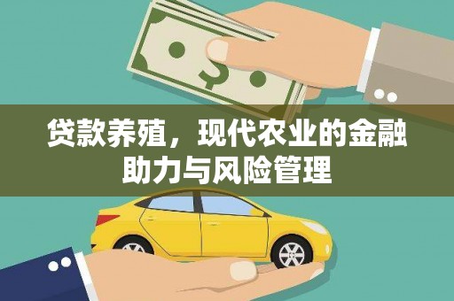 汉川贷款养殖，现代农业的金融助力与风险管理