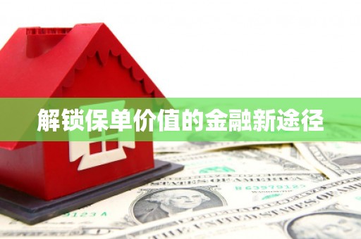 汉川解锁保单价值的金融新途径