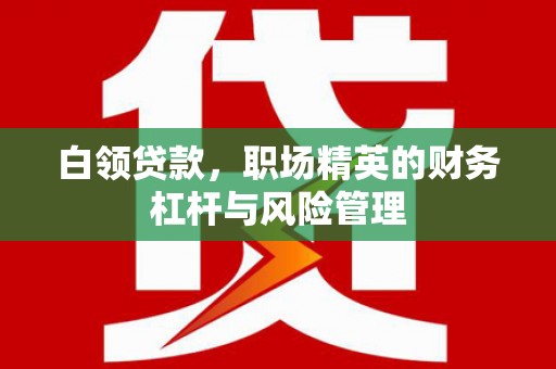汉川白领贷款，职场精英的财务杠杆与风险管理