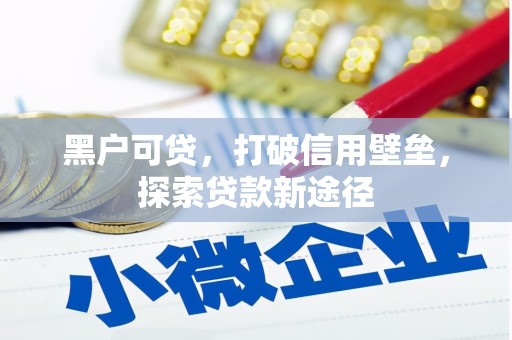 汉川黑户可贷，打破信用壁垒，探索贷款新途径