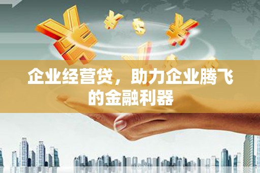 汉川企业经营贷，助力企业腾飞的金融利器