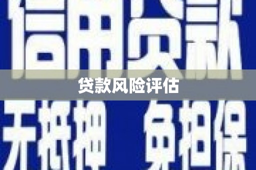汉川贷款风险评估