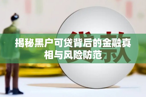 汉川揭秘黑户可贷背后的金融真相与风险防范
