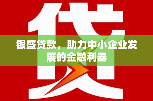 汉川银盛贷款，助力中小企业发展的金融利器