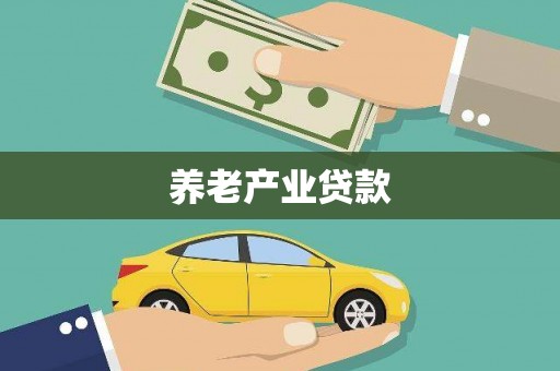 汉川养老产业贷款