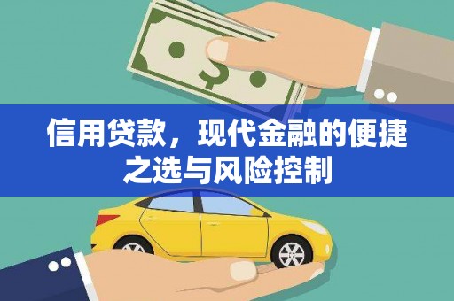 汉川信用贷款，现代金融的便捷之选与风险控制