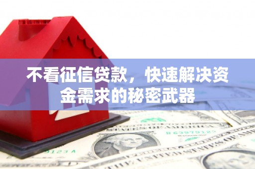 汉川不看征信贷款，快速解决资金需求的秘密武器