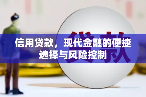 汉川信用贷款，现代金融的便捷选择与风险控制