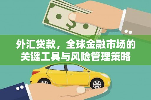 汉川外汇贷款，全球金融市场的关键工具与风险管理策略