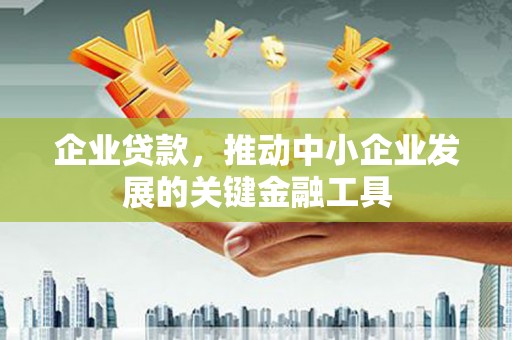 汉川企业贷款，推动中小企业发展的关键金融工具