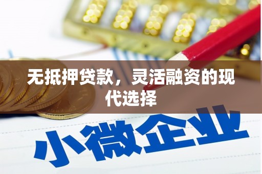 汉川无抵押贷款，灵活融资的现代选择