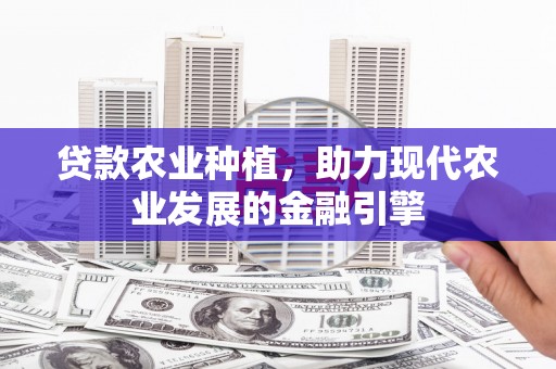 汉川贷款农业种植，助力现代农业发展的金融引擎