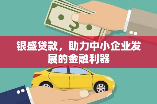 汉川银盛贷款，助力中小企业发展的金融利器