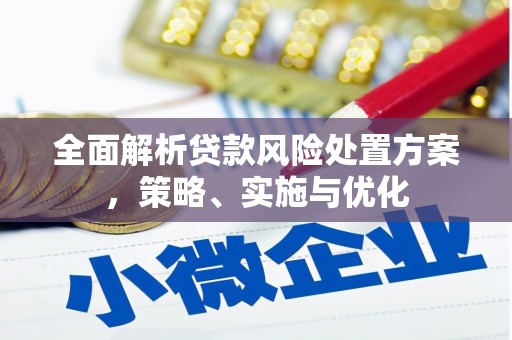汉川全面解析贷款风险处置方案，策略、实施与优化