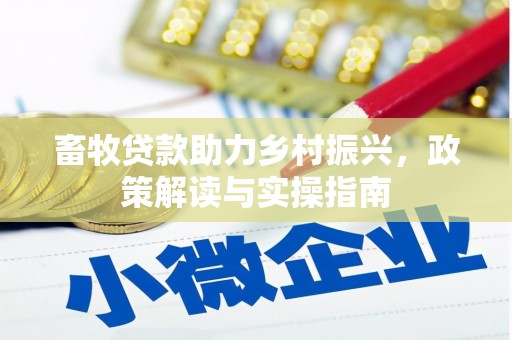 汉川畜牧贷款助力乡村振兴，政策解读与实操指南