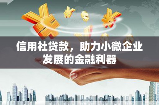 汉川信用社贷款，助力小微企业发展的金融利器